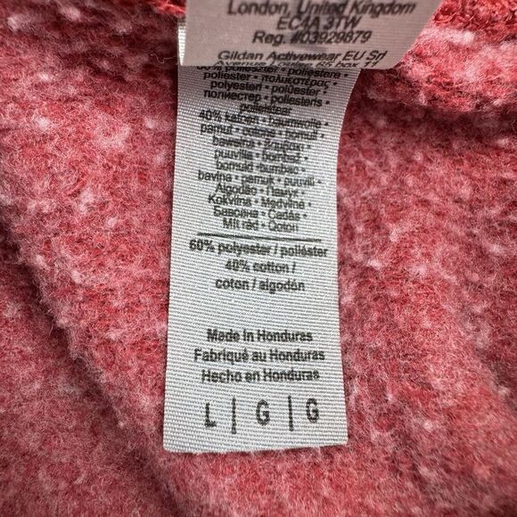 USA Tie Dye Hoodie Red White Blue Size Large Heavy Blend - Picture 6 of 7